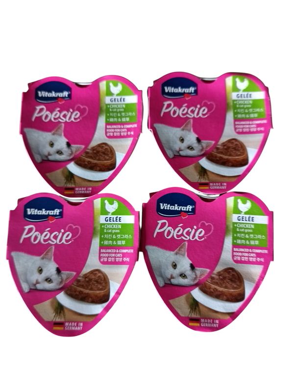 10x85g karma dla kota tacki Poesie