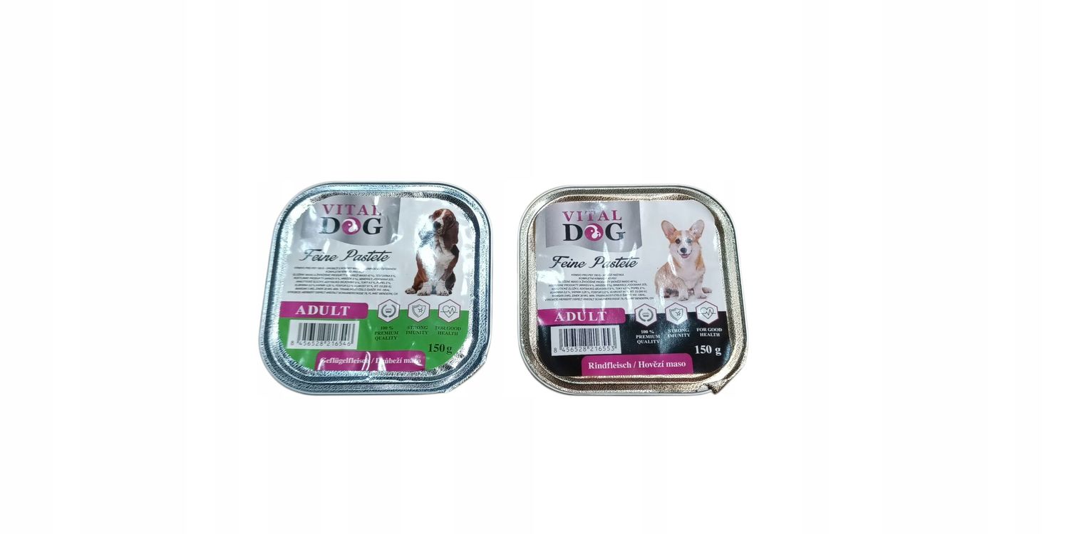Karma Mokra Dla Psa Tacka Zestaw 2 rodzajów 150g x 22szt