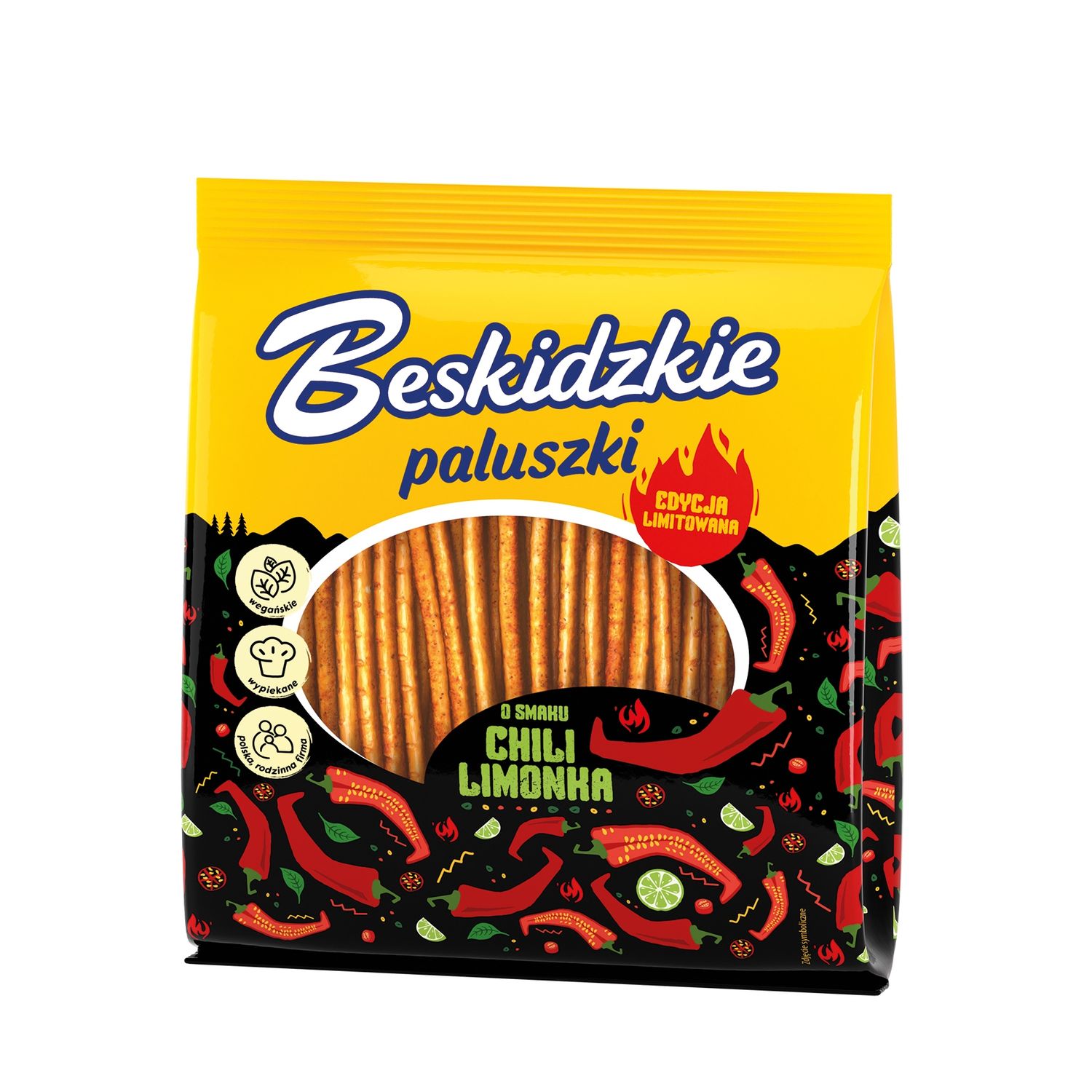 3x Paluszki Pszenne o smaku CHILI - LIMONKA 180 g