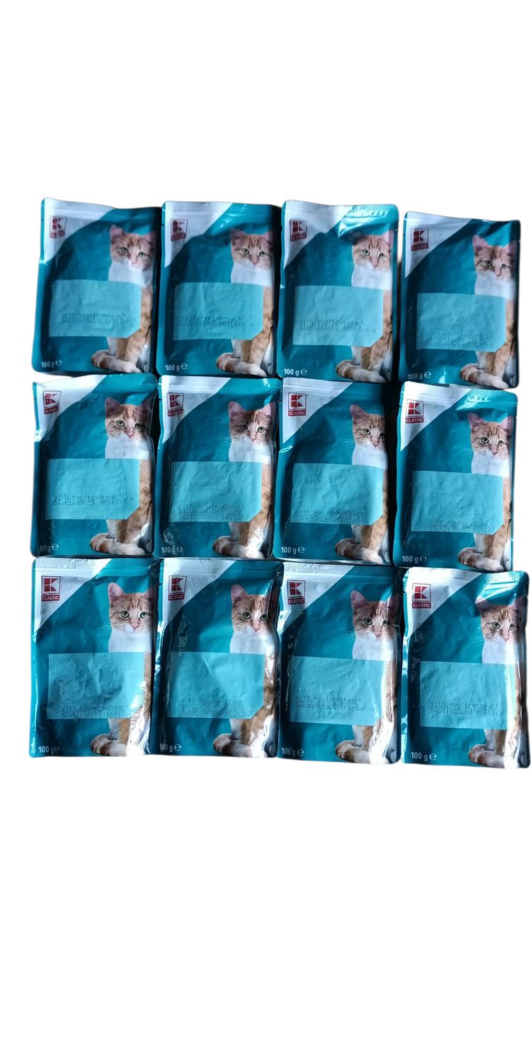 x100 saszetka dla kota KClassic 100g Drób i serca