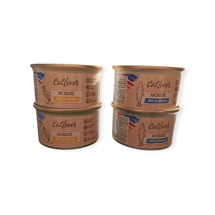 Mus dla kota Cat&#39;s Love karma mokra mix smaków 4x85g=