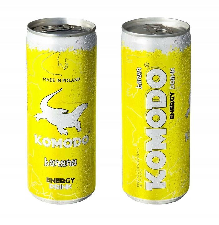 Napój Energetyczny Komodo Banan 24x250 ml
