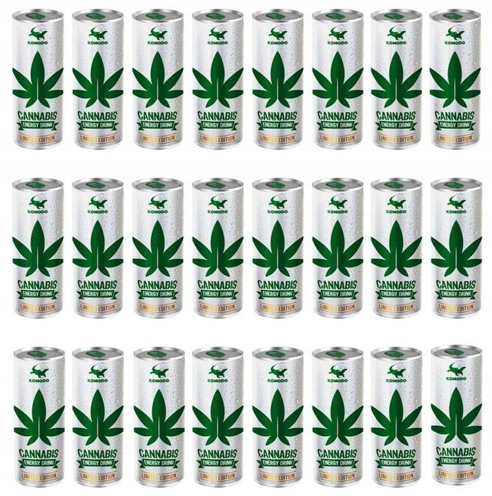 Napój Komodo Cannabis 24x250 ml energetyczny energetyzujący