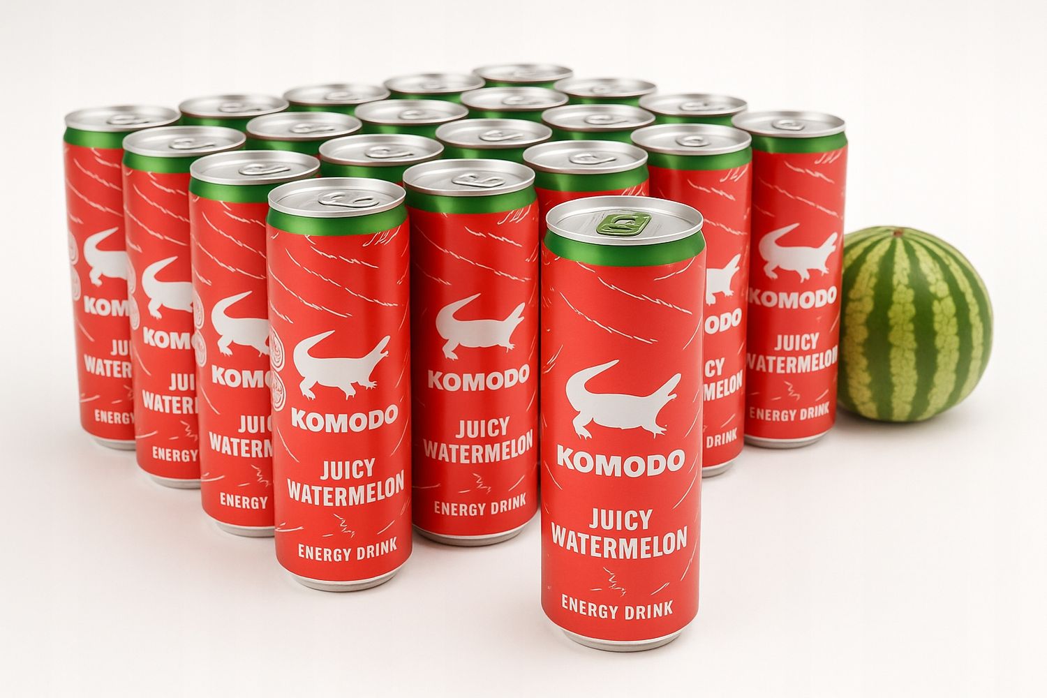 Napój energetyczny Komodo Arbuz watermelon 24x250 ml