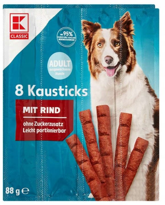Kabanosy dla psa Kausticks 8 sztuk 88g