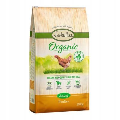 Karma dla PSA Lukullus Organic, drób bez pszenicy 10kg