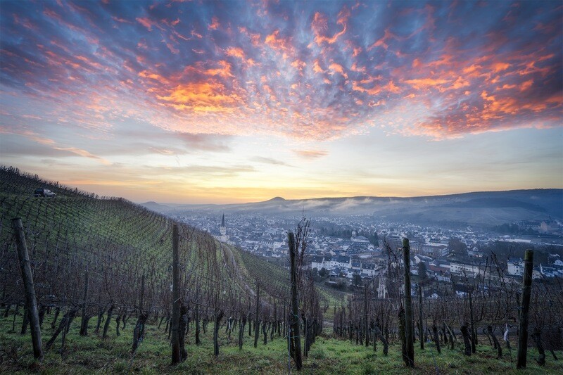 Winterlicher Blick auf Ahrweiler