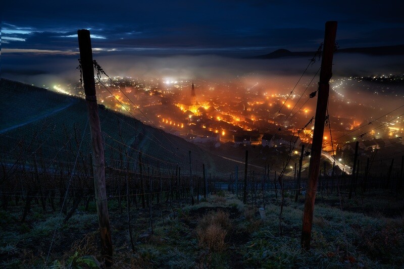 Nebel über Ahrweiler