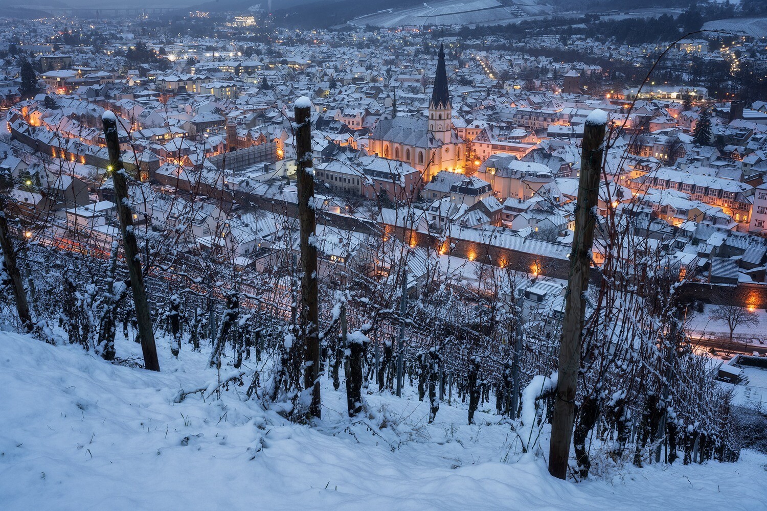 Schnee in Ahrweiler