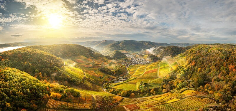 Herbstpanorama Mayschoß