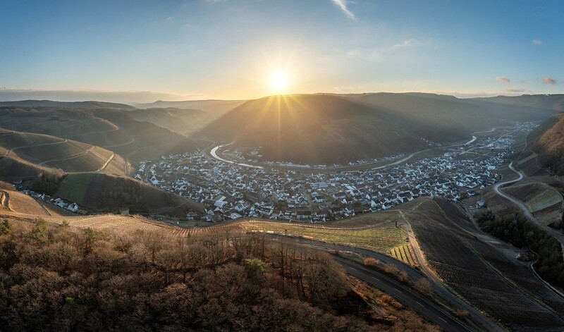 Winterpanorama Dernau