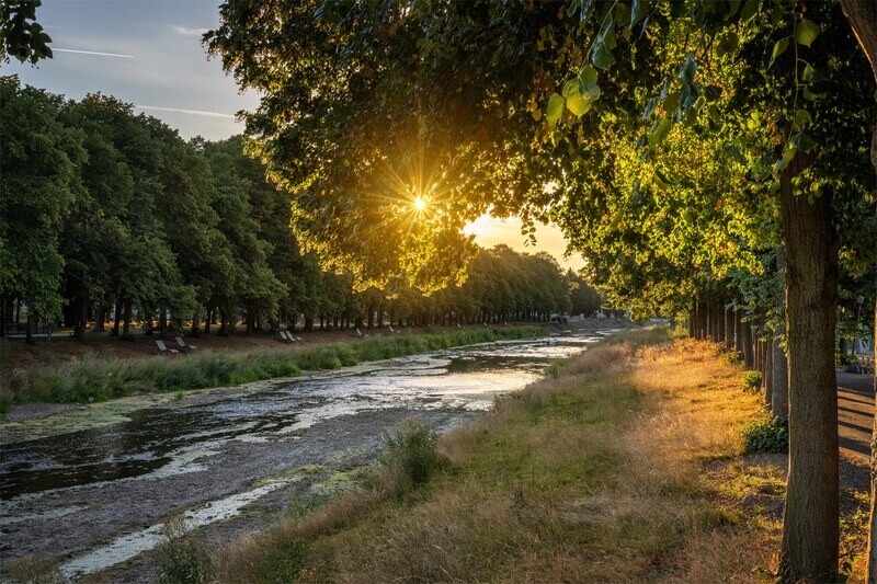 Im Sommer an der Ahr in Bad Neuenahr