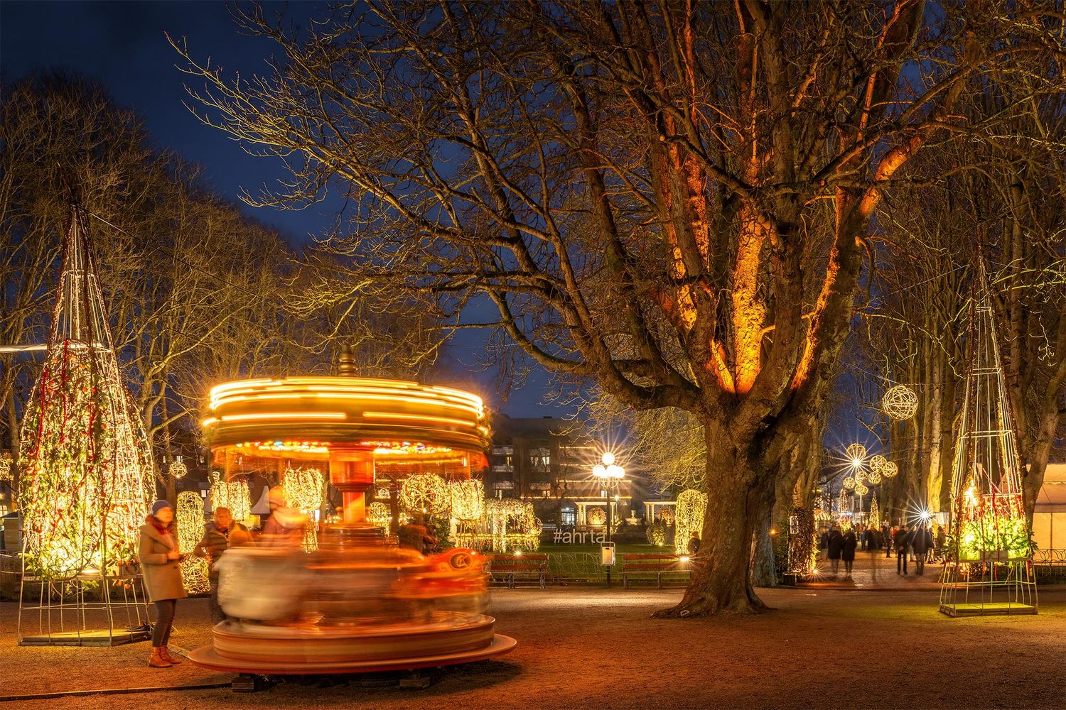 Karussell auf den Uferlichtern in Bad Neuenahr