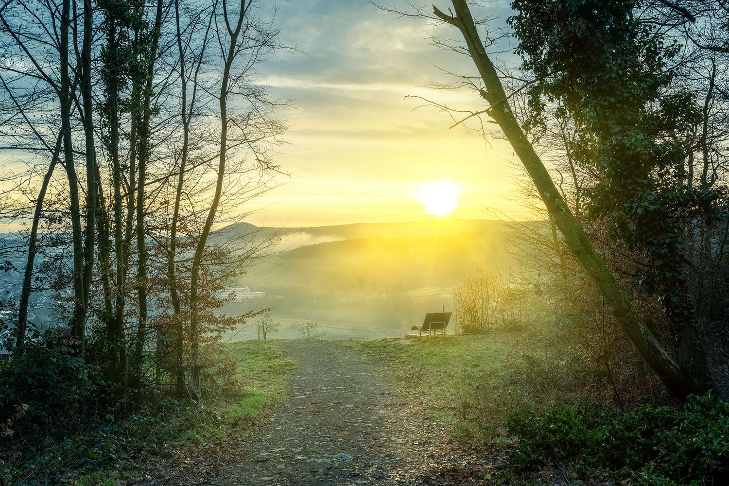 Wintersonne über dem Ahrtal
