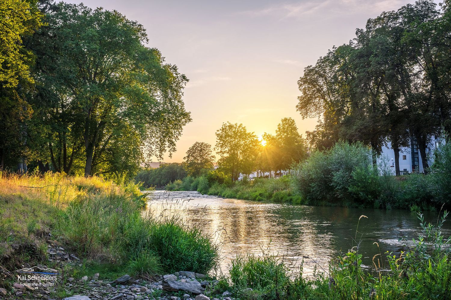 Ahrufer Bad Neuenahr zum Sonnenuntergang