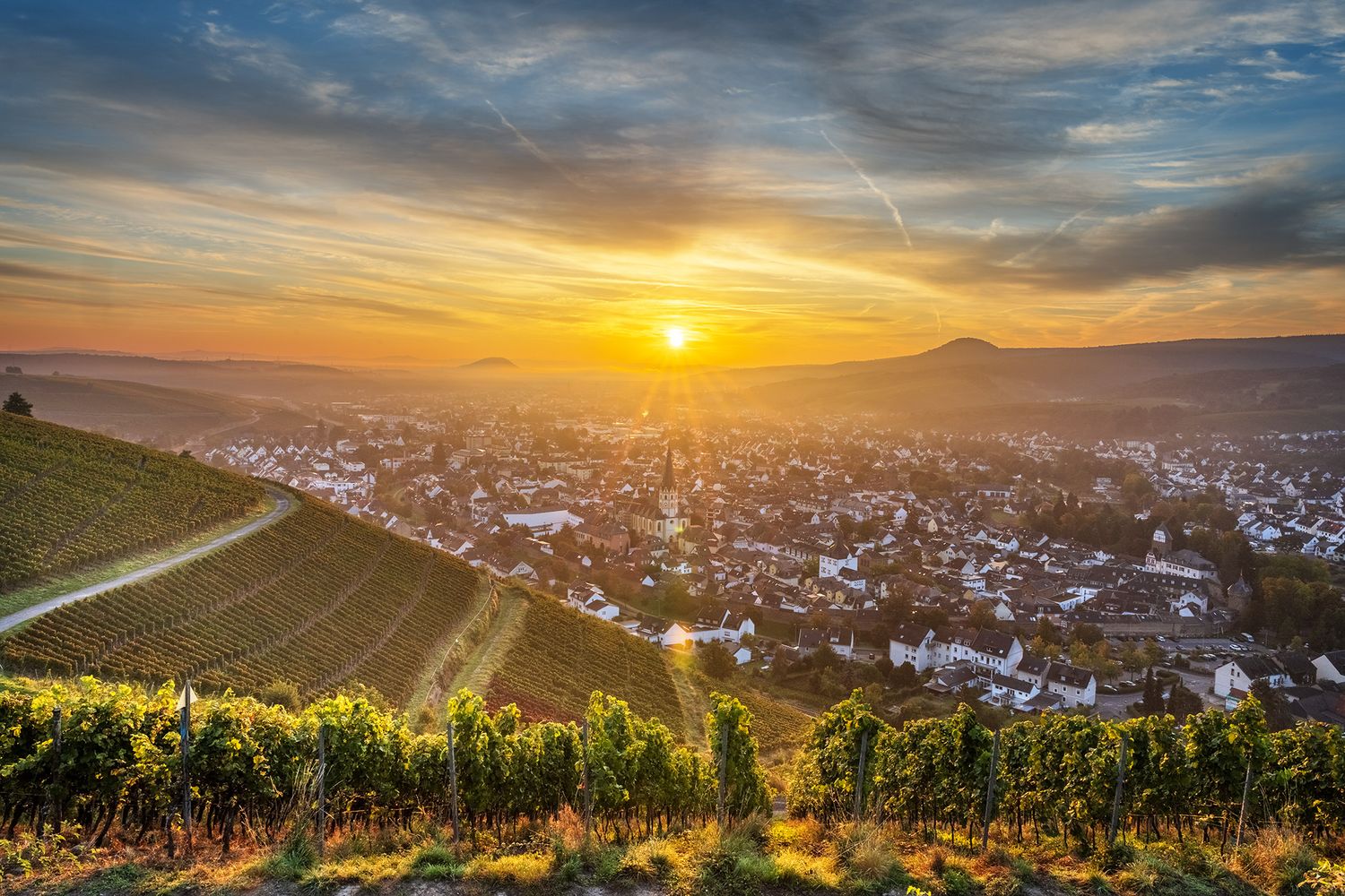 Strahlender Blick auf Ahrweiler
