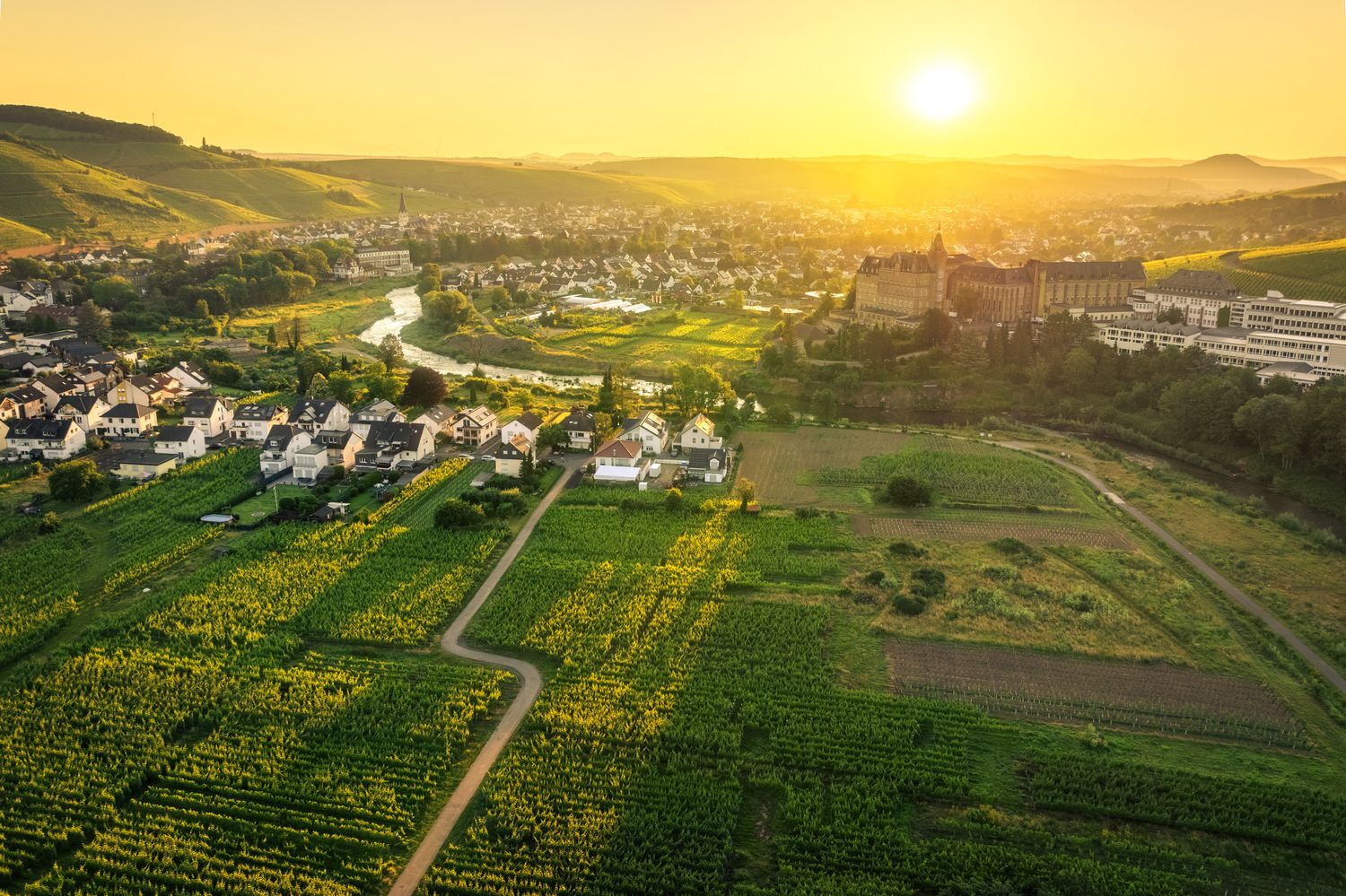 Frühlingsblick auf den Calvarienberg