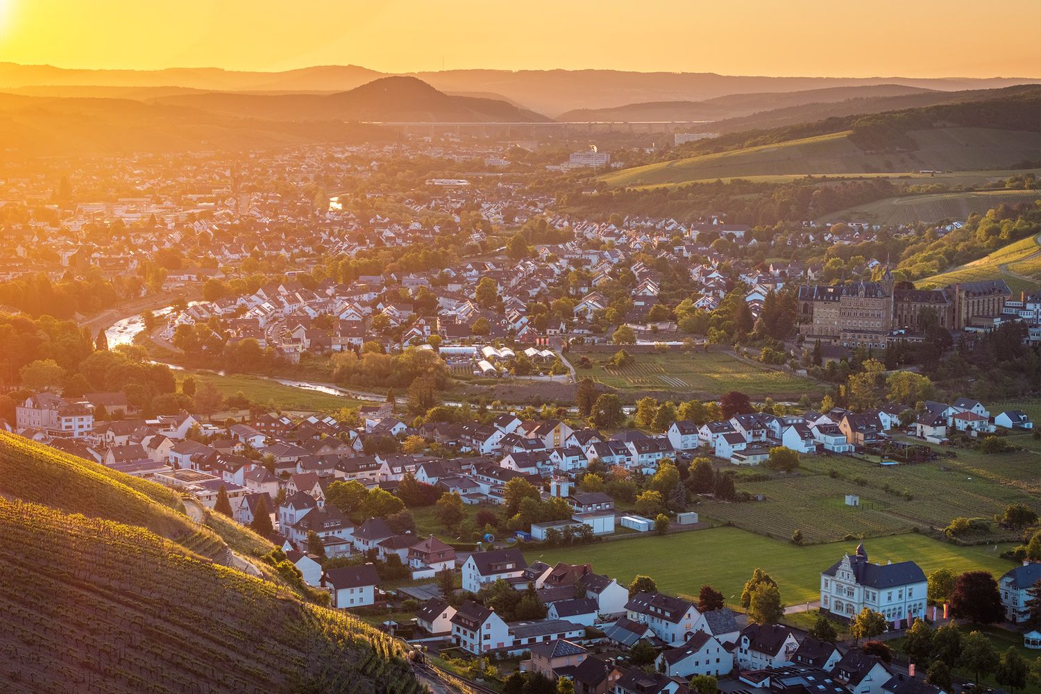 Ahrweiler im Frühling