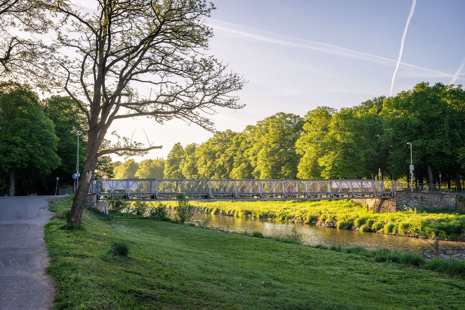 Brücke im KAV-Park in Bad Neuenahr