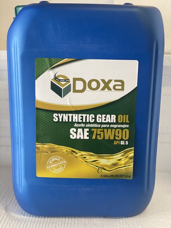 75W-90 FULL SYNTHETIC HEAVY DUTY DIESEL TRUCKS  GEAR OIL 5 GALLON