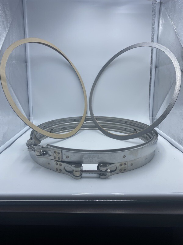 Volvo Dpf V Clamp & Gaskets -21212520 + Gasket - 21212522 20160311