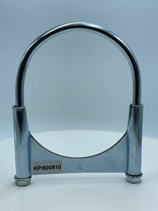 4 Inch Saddle U Bolt Exhaust Clamp ( GALVANIZED)