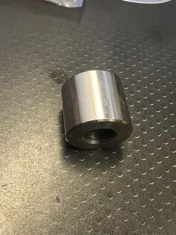 Weld Bung - M12 X 1.25, 1 Weld Bung - M12 X 1.25, 1" OD, 7/8" H, Normal Flare