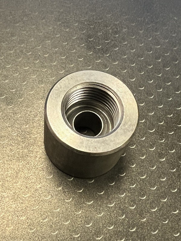 Weld Bung - M16 X 1.50, 1 Weld Bung - M16 X 1.50, 1" OD, 7/8" H, Rev Flare