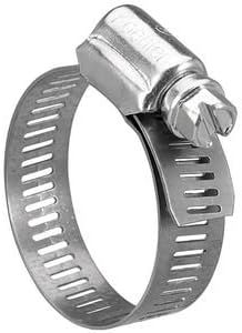 Hose Clamp SS 10MM-16MM SIZE 4 .  1/4"-5/8"- 10PCS