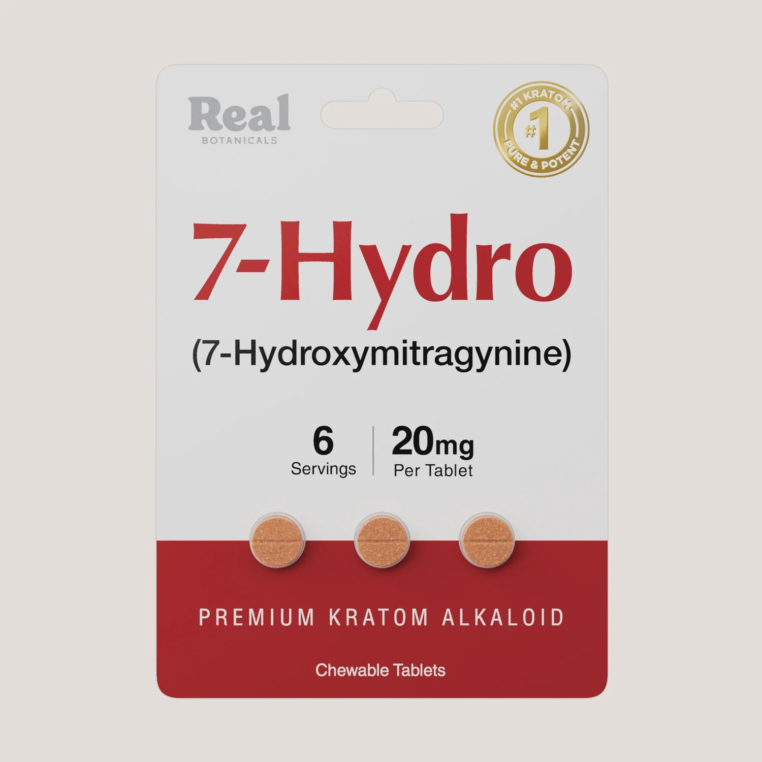 7-Hydro 6 Serving | 3ct | 20mg Tablet