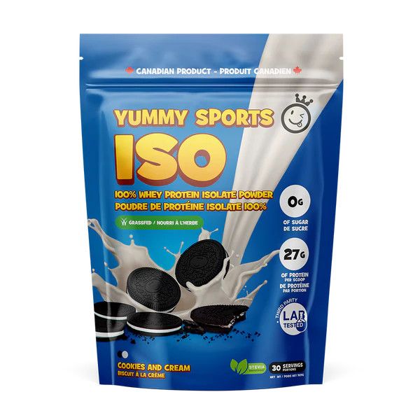 YUMMY SPORT ISO 100% PROTÉINE ISOLATE 2lbs, Color: BISCUIT &amp; CRÈME