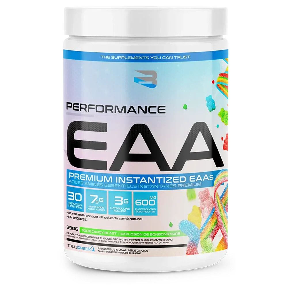 BELIEVE SUPPLEMENTS EAA, Color: EXPLOSION DE BONBONS SÛRS, Size: 30 PORTIONS