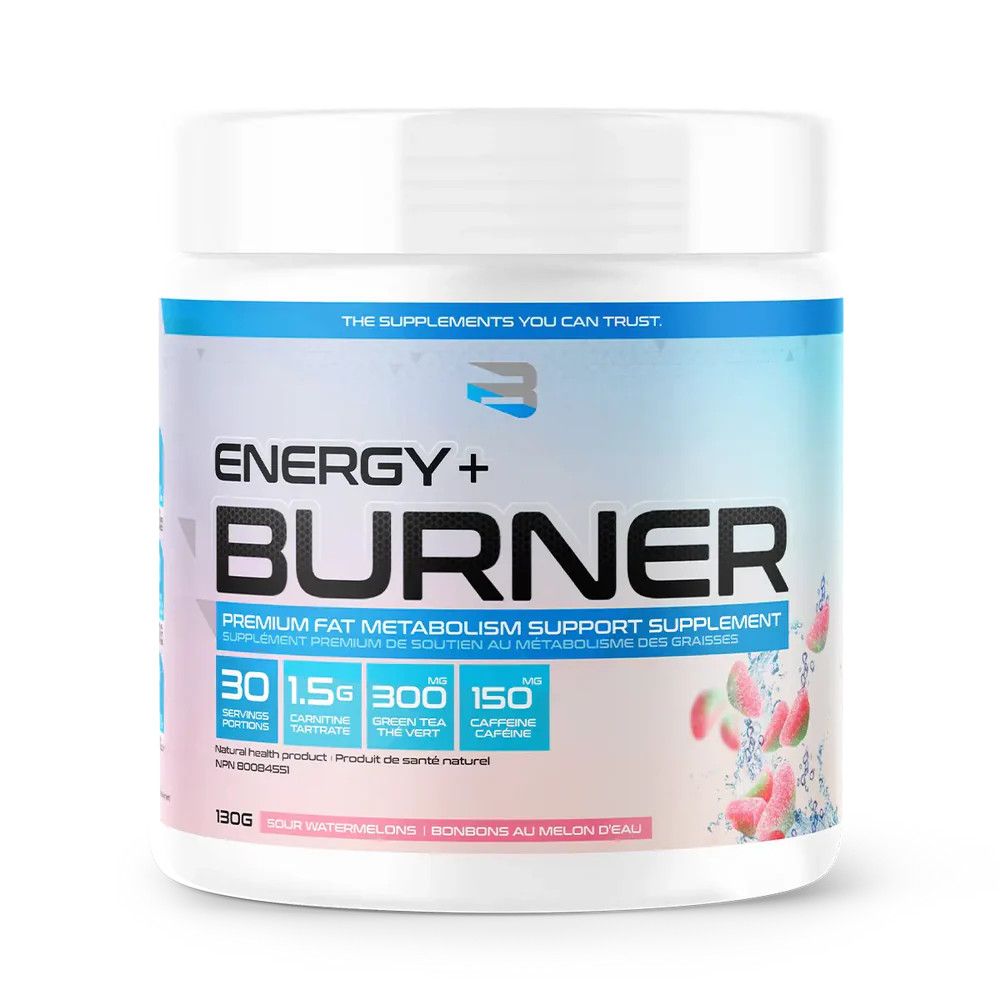 BELIEVE SUPPLEMENT ENERGY+BURNER  135G, Color: BONBONS AUX MELONS D&#39;EAUS
