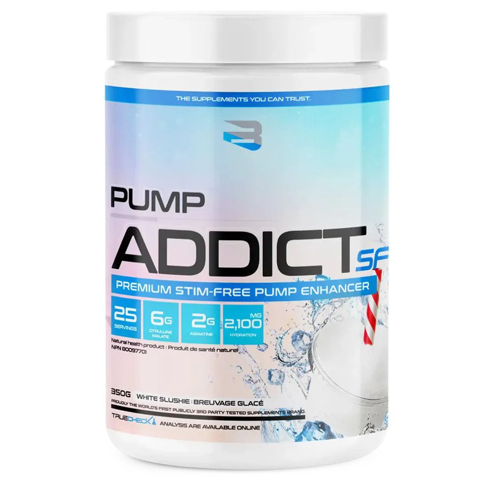 BELIEVE SUPPLEMENTS PUMP ADDICT SF 350G, Color: BREUVAGE GLACÉ