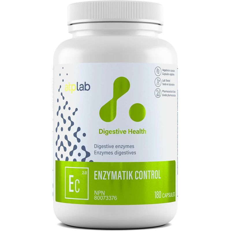 ATP LAB ENZYMATIK CONTROL 180 CAPSULES