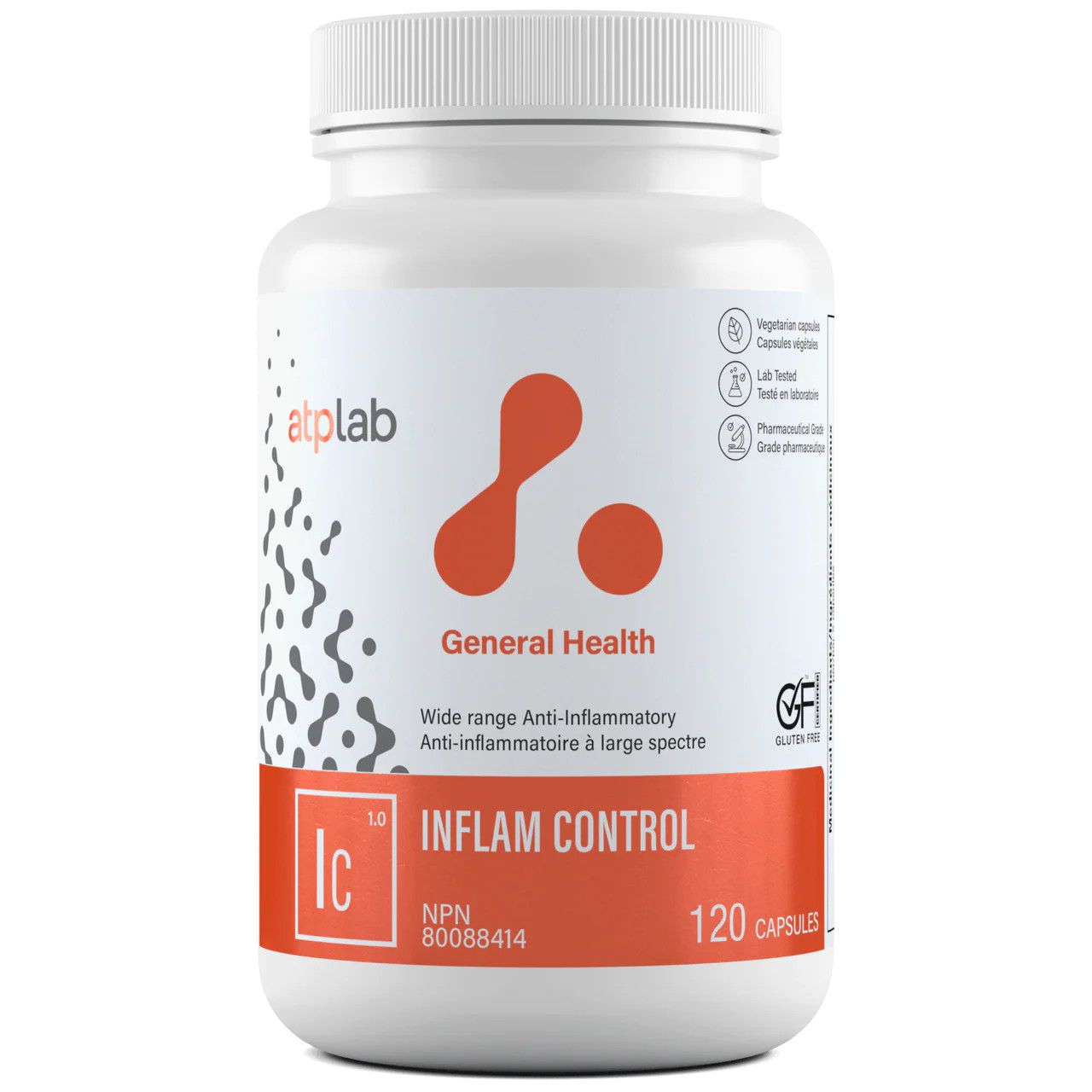 ATP LAB INFLAM CONTROL 120 CAPSULES