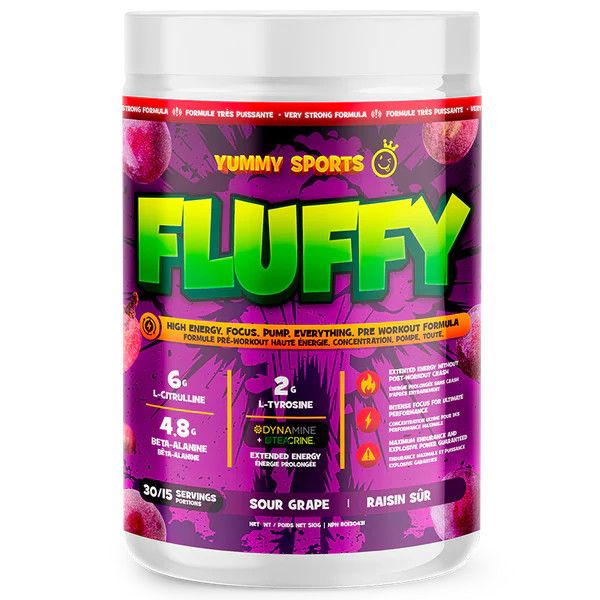 YUMMY SPORTS FLUFFY 510G, Color: RAISIN