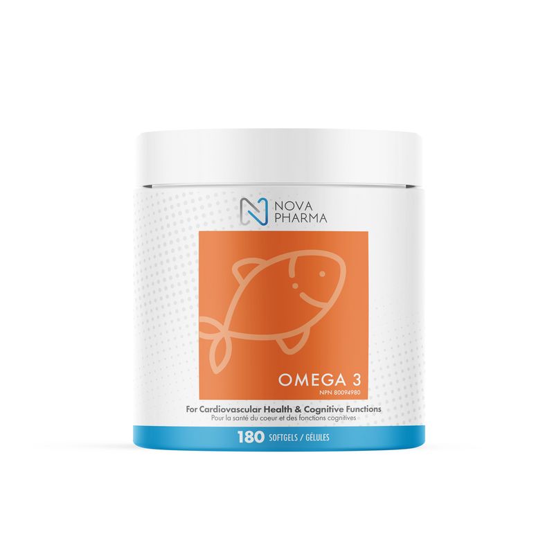 NOVA PHARMA OMÉGA-3 180 GÉLULES