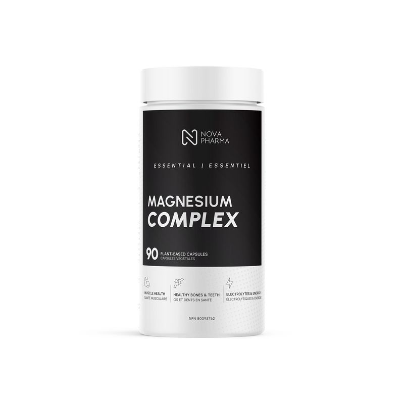 NOVA PHARMA MG PRO COMPLEXE DE MAGNÉSIUM 90 CAPSULES