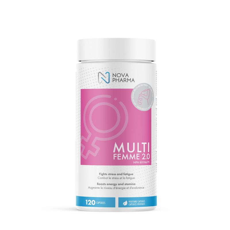 NOVA PHARMA MULTIFEMME 2.0 - MULTIVITAMINE POUR FEMME 120 CAPSULES