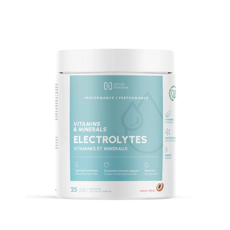 NOVA PHARMA ÉLECTROLYTES 25 PORTIONS