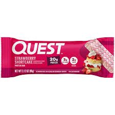 QUEST BAR 60G, Color: STRAWBERRY SHORTCAKE, Size: UNITÉ (1X)