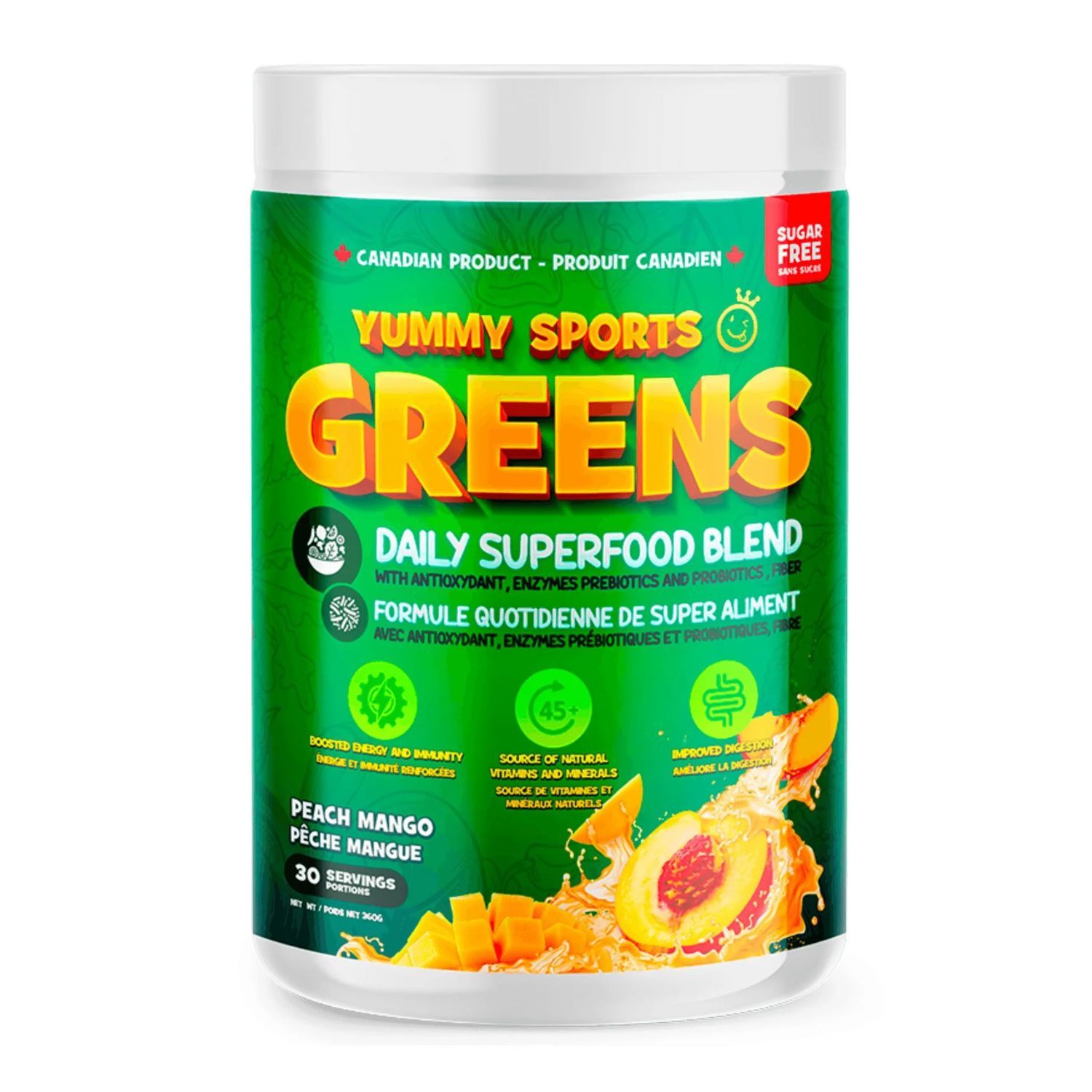 YUMMY SPORTS GREENS 300G