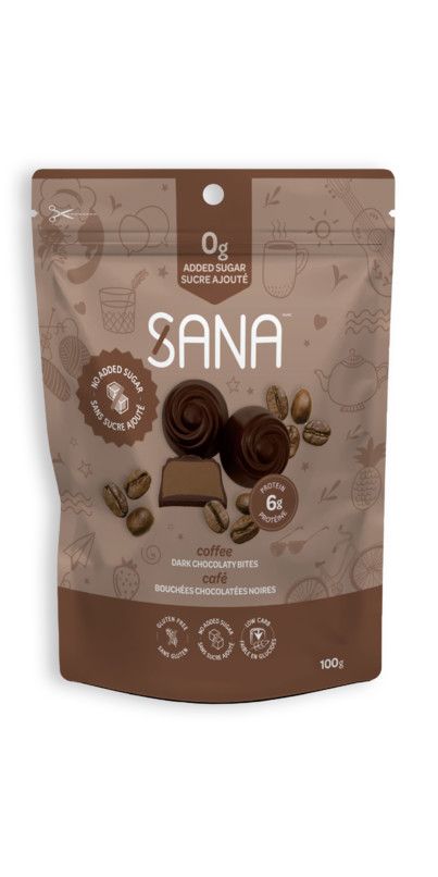 SANA BITE 100G, Color: DARK CHOCOLATY COFFEE