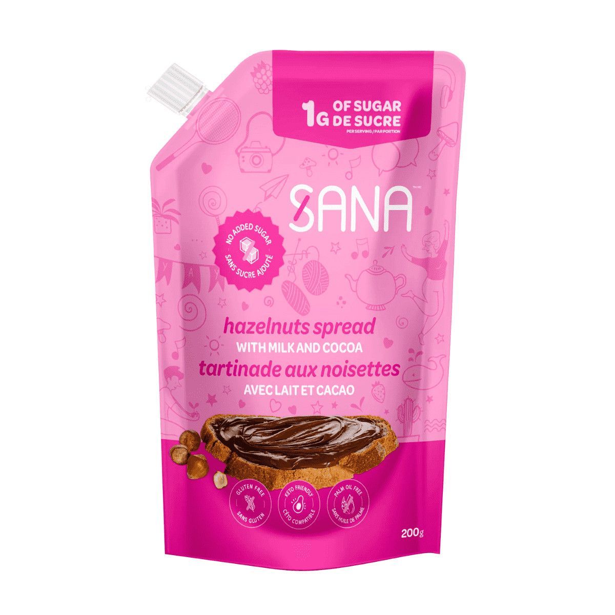 SANA HAZELNUT SPREAD 200G