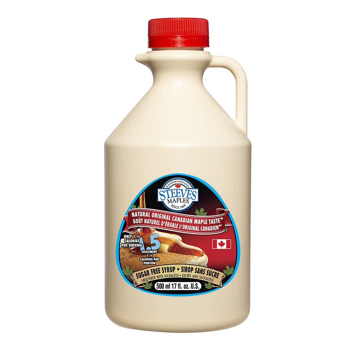 STEEVES MAPLES SUGAR FREE SYROP 500ML, Color: MAPLE