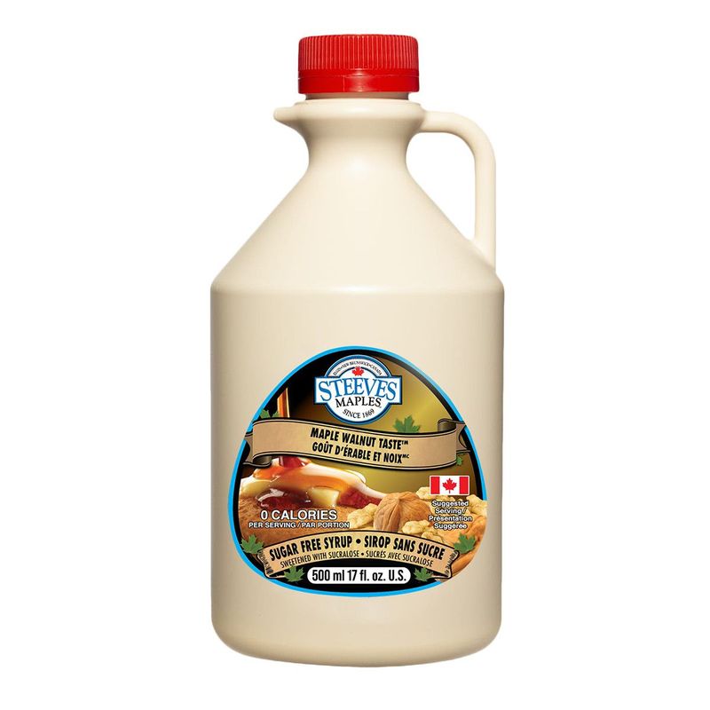 STEEVES MAPLES SUGAR FREE SYROP 500ML