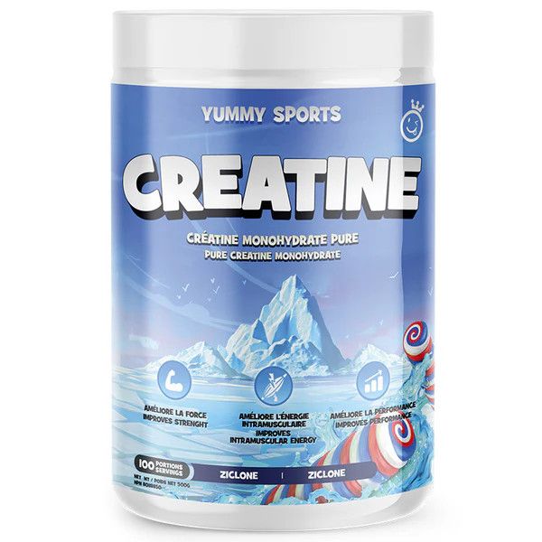 YUMMY SPORTS CRÉATINE 500G, Color: ZICLONE