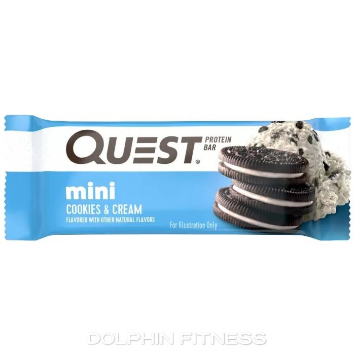 QUEST MINI BARS 23G, Color: COOKIES N' CREAM, Size: UNITÉ (1X)