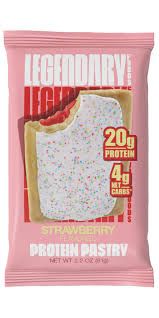 LEGENDARY FOODS PROTEIN PASTRY 61 G, Color: STRAWBERRY, Size: UNITÉ (1X)